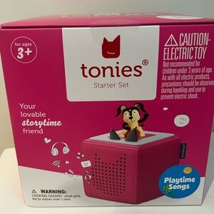 New Tonies Toniebox Playtime Puppy Starter Set - Pink